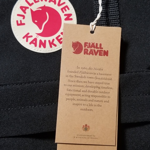 Fjallraven Kanken Backpack Black 16L Classic - Picture 5 of 6